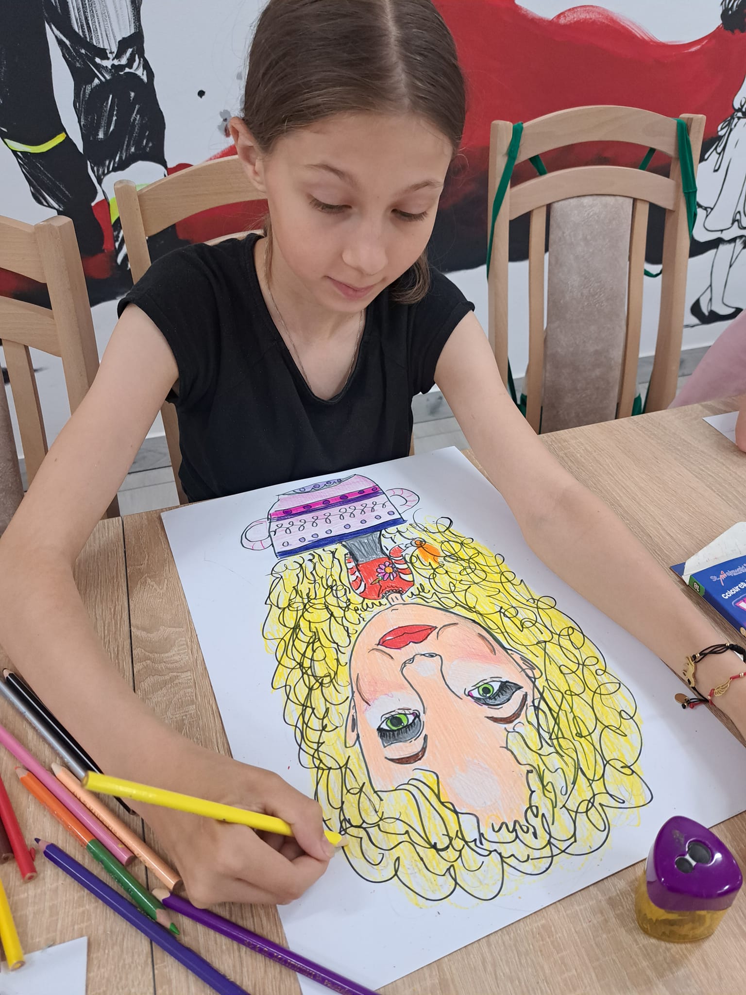 Zajęcia plastyczne - karykatury i portrety